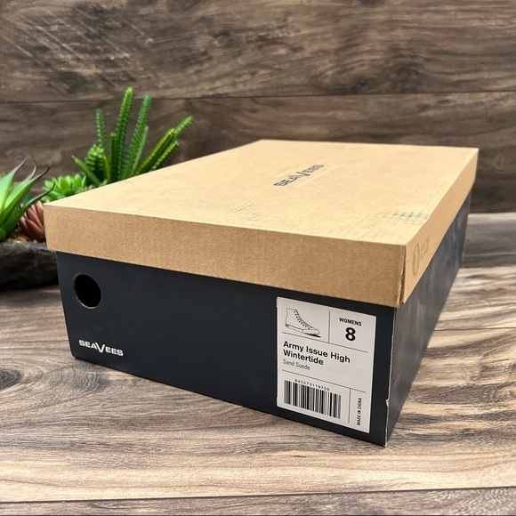 NIB SeaVees Army Issue High Wintertide High Top Sneaker Plush Lined Sand 8 - Picture 11 of 12